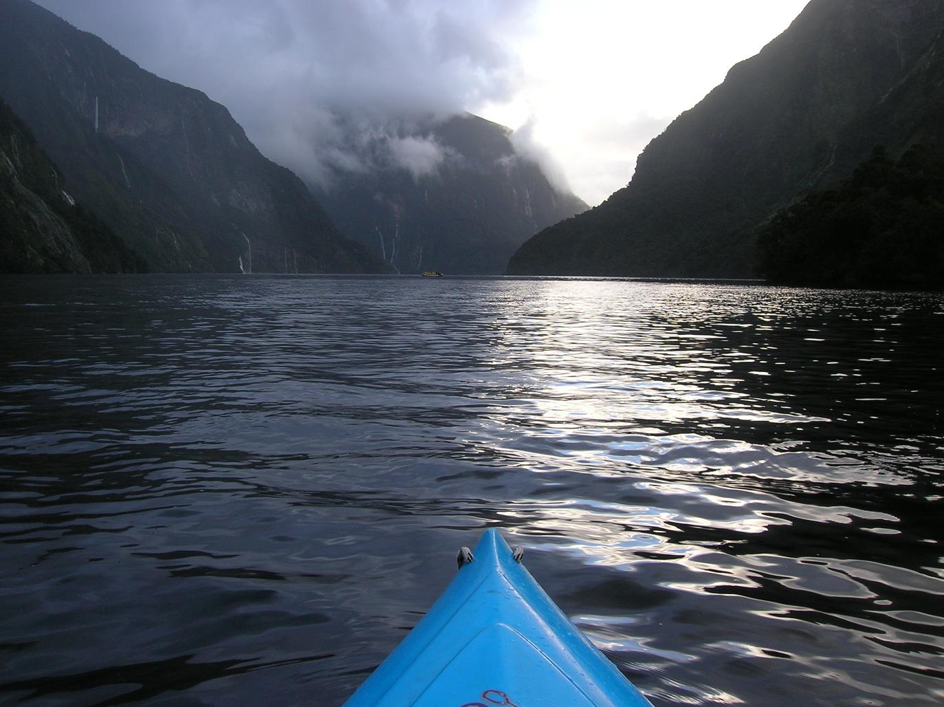 So sieht man den Fjord aus der Babsperspektive