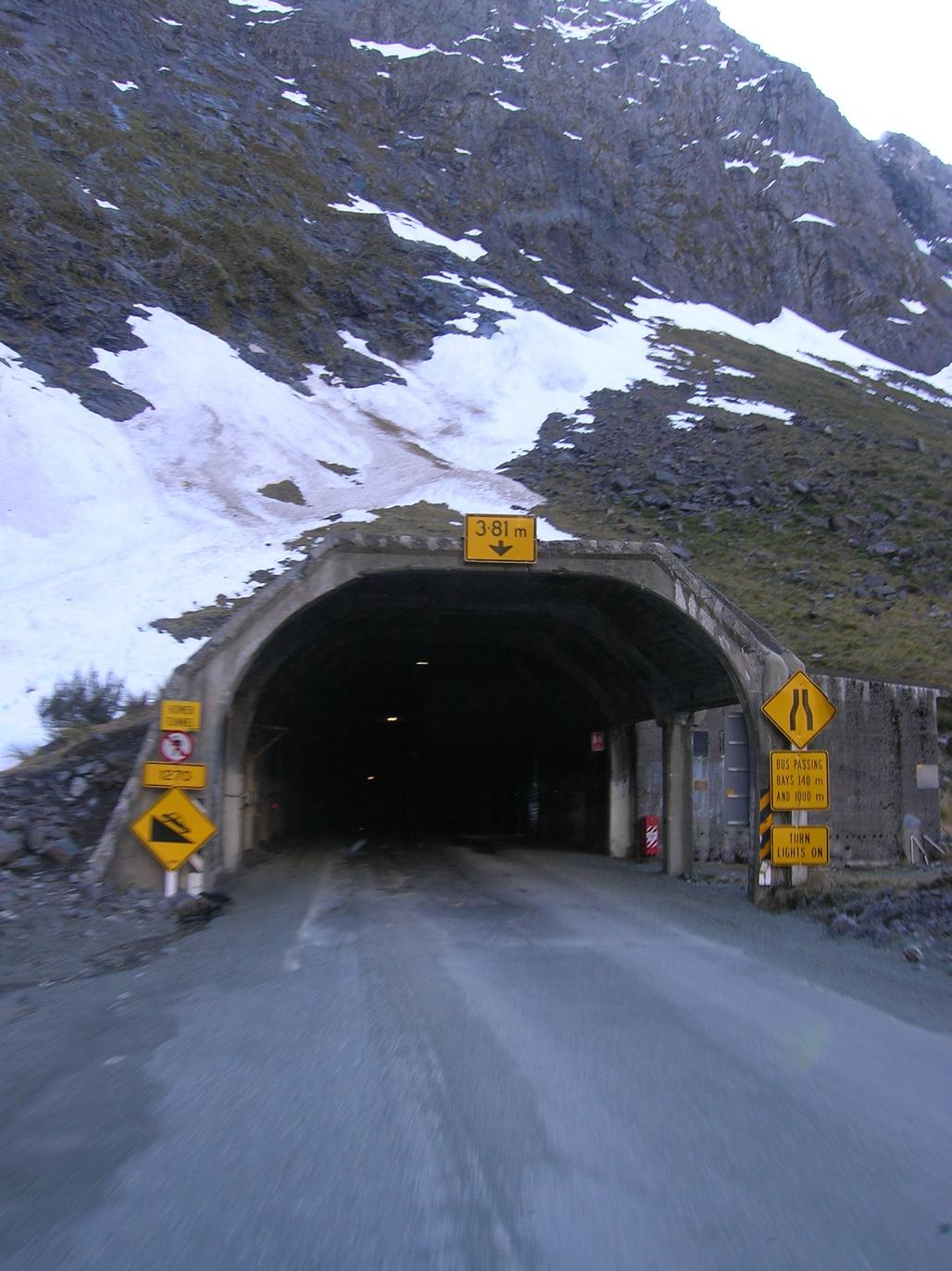 Der Homer-Tunnel